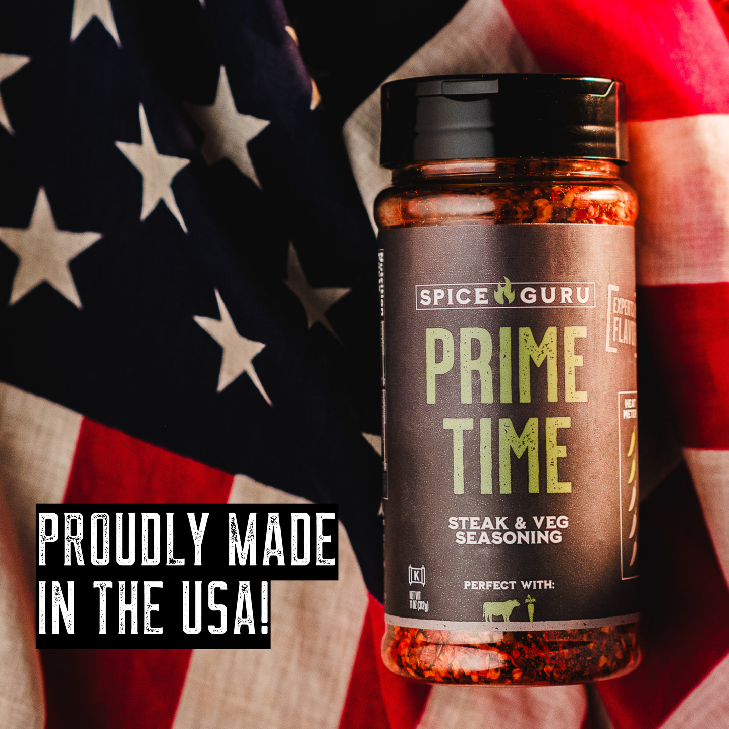 Prime Time Steak And Vegetable Seasoning , 11 oz