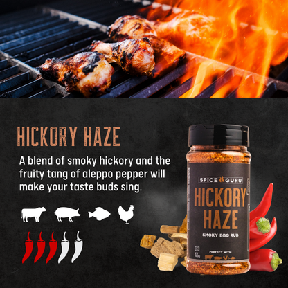 Hickory Haze Smoky BBQ Rub, 11 oz