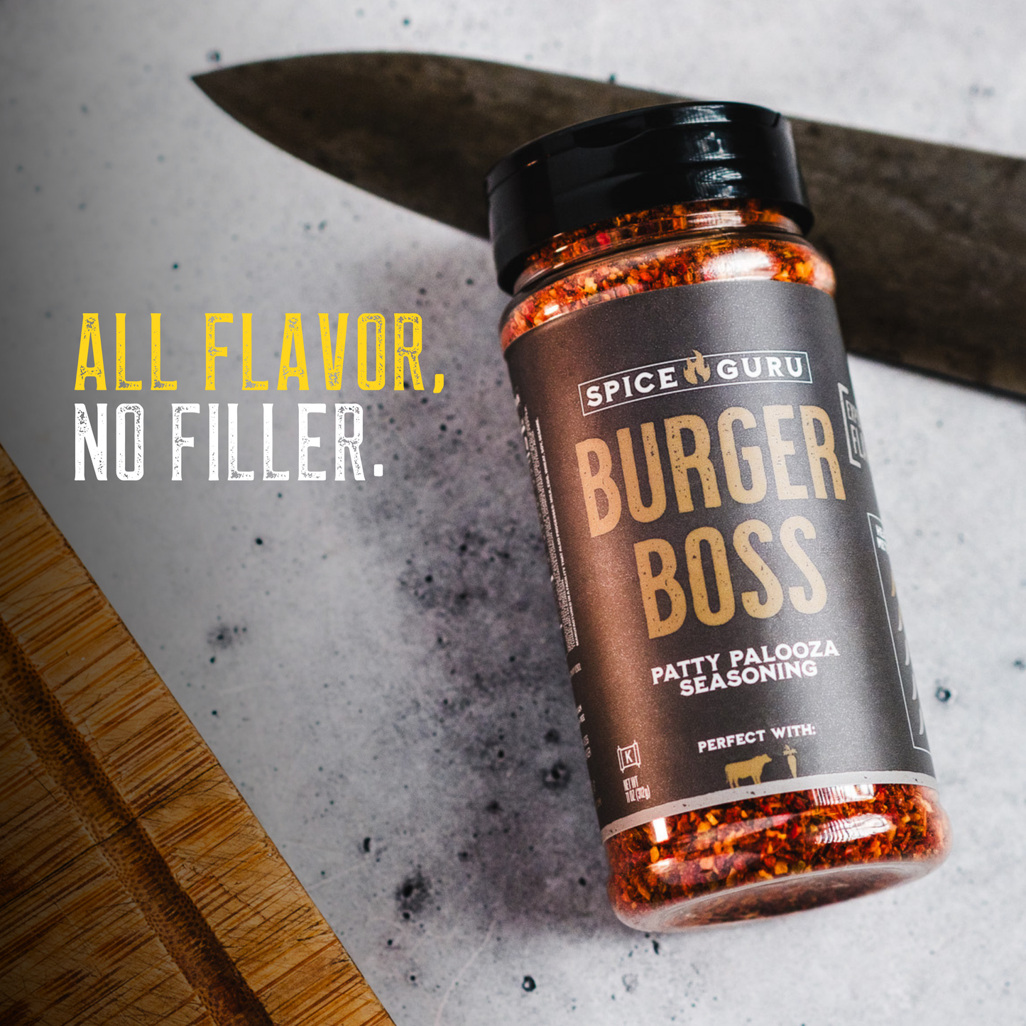 Burger Boss Patty Palooza Seasoning, 11 oz