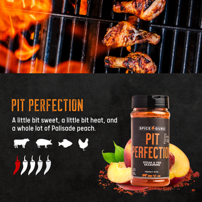 Pit Perfection Peachy BBQ Rub, 11 oz