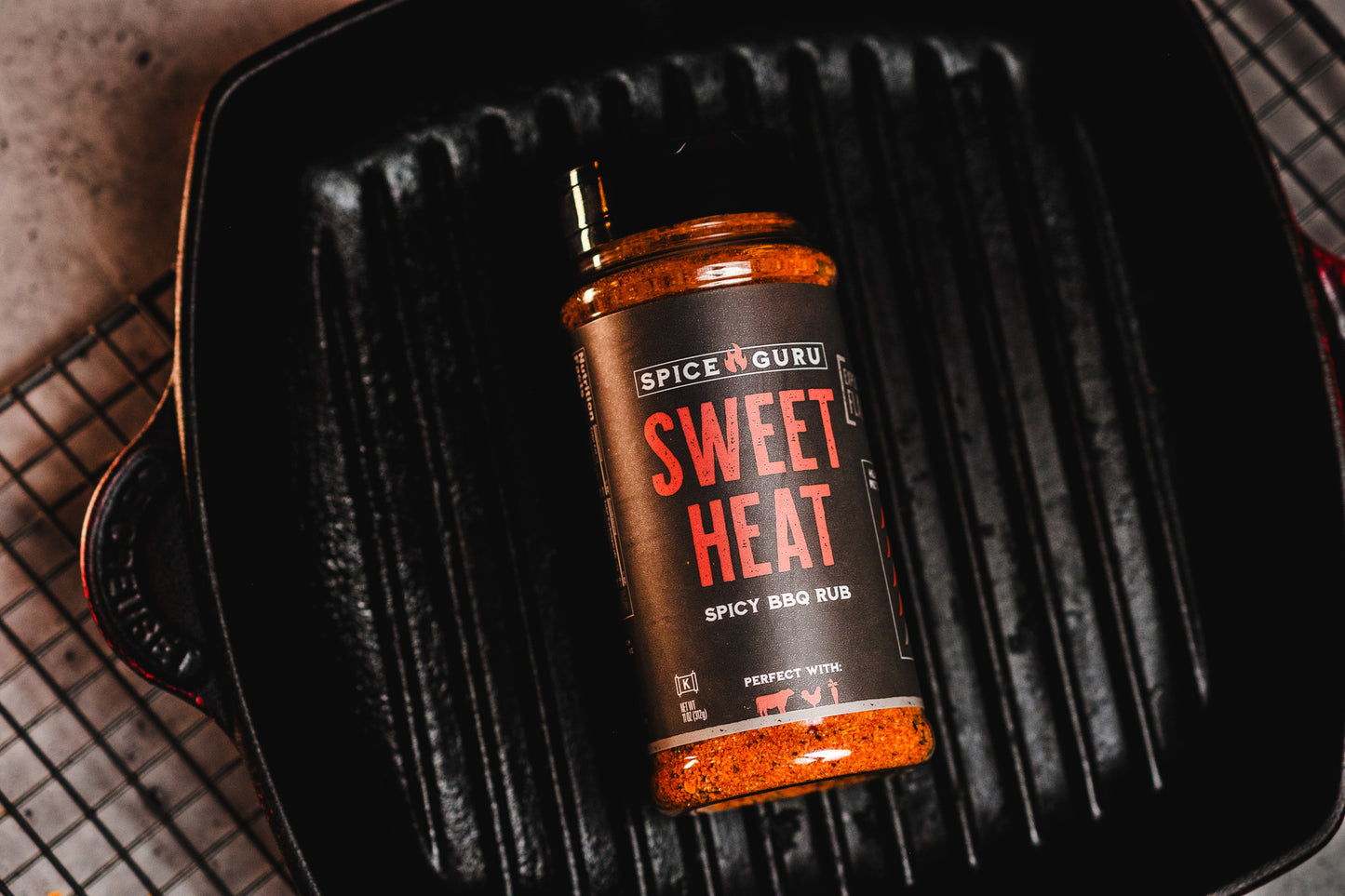 Sweet Heat Spicy BBQ Rub, 11oz